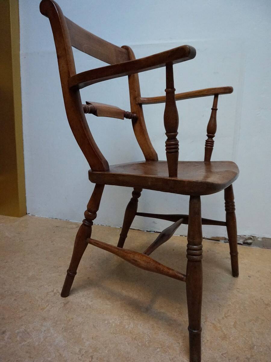 Antique Oxford Windsor chairs, 1850s set of 5