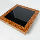 Table basse marqueterie de bois d’olivier par Sandro Petti 1970