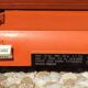Orange household slider scale terraillon vintage from the 70