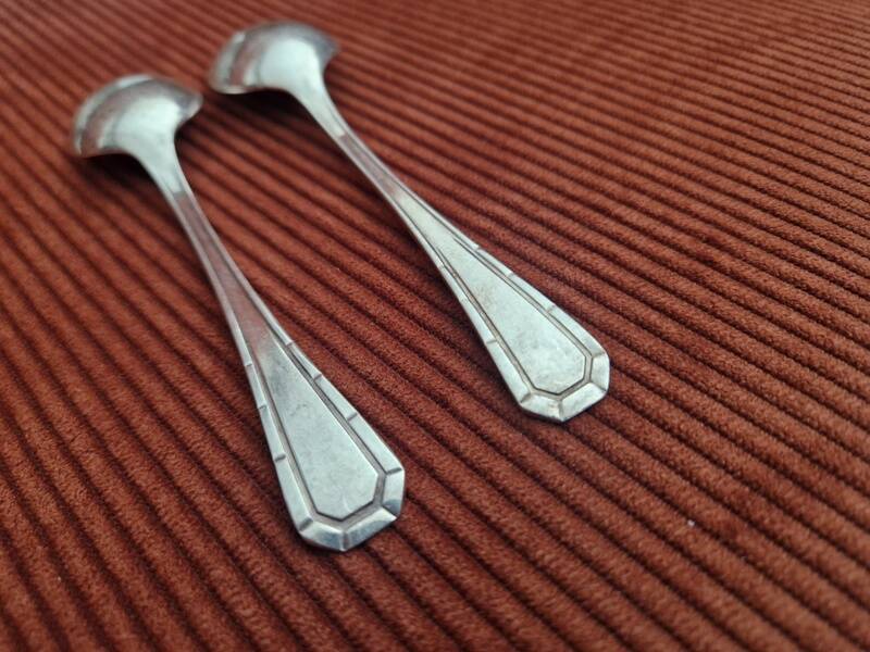 Alfénide Christofle Series 2 small coffee spoons model Tosca in metal
