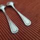 Alfénide Christofle Series 2 small coffee spoons model Tosca in metal