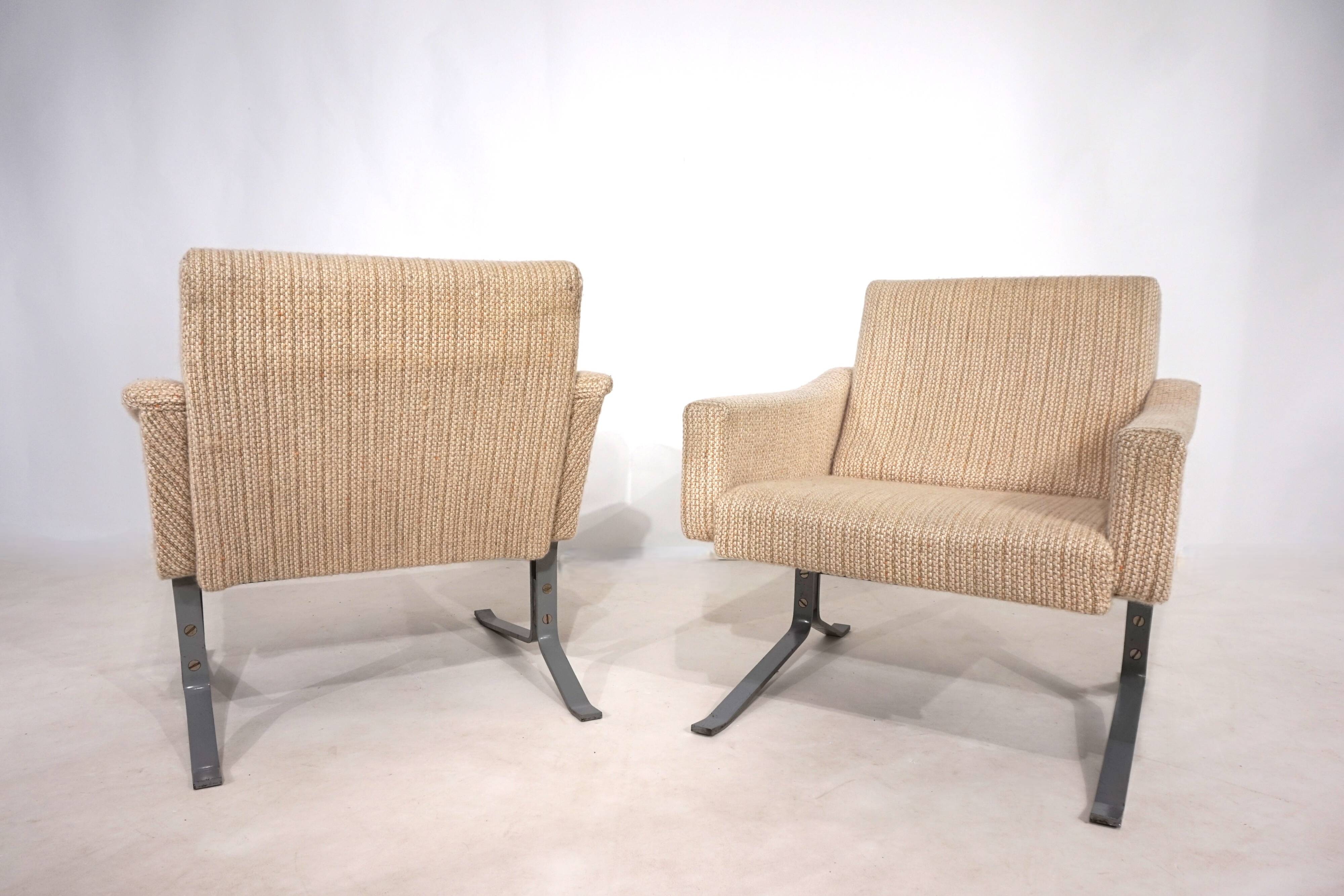 Ensemble de deux chaises longues cantilever Röhl, 1960