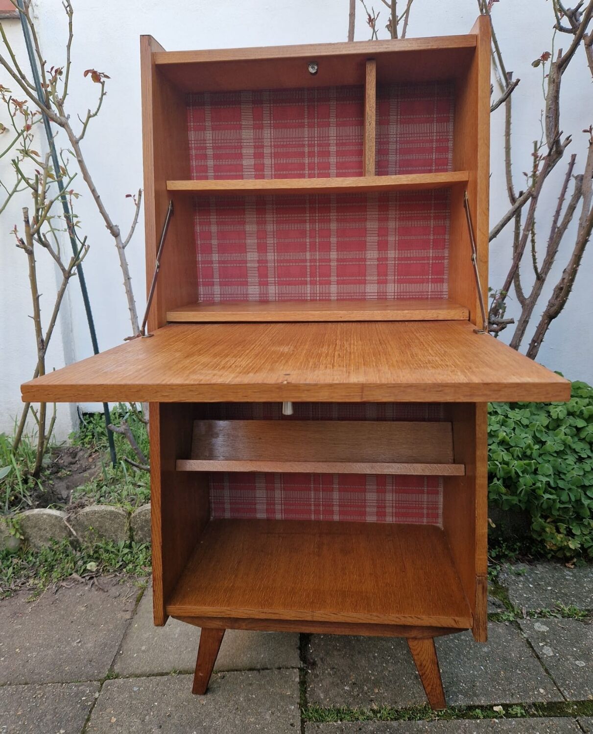 Secretary furniture oak 1950