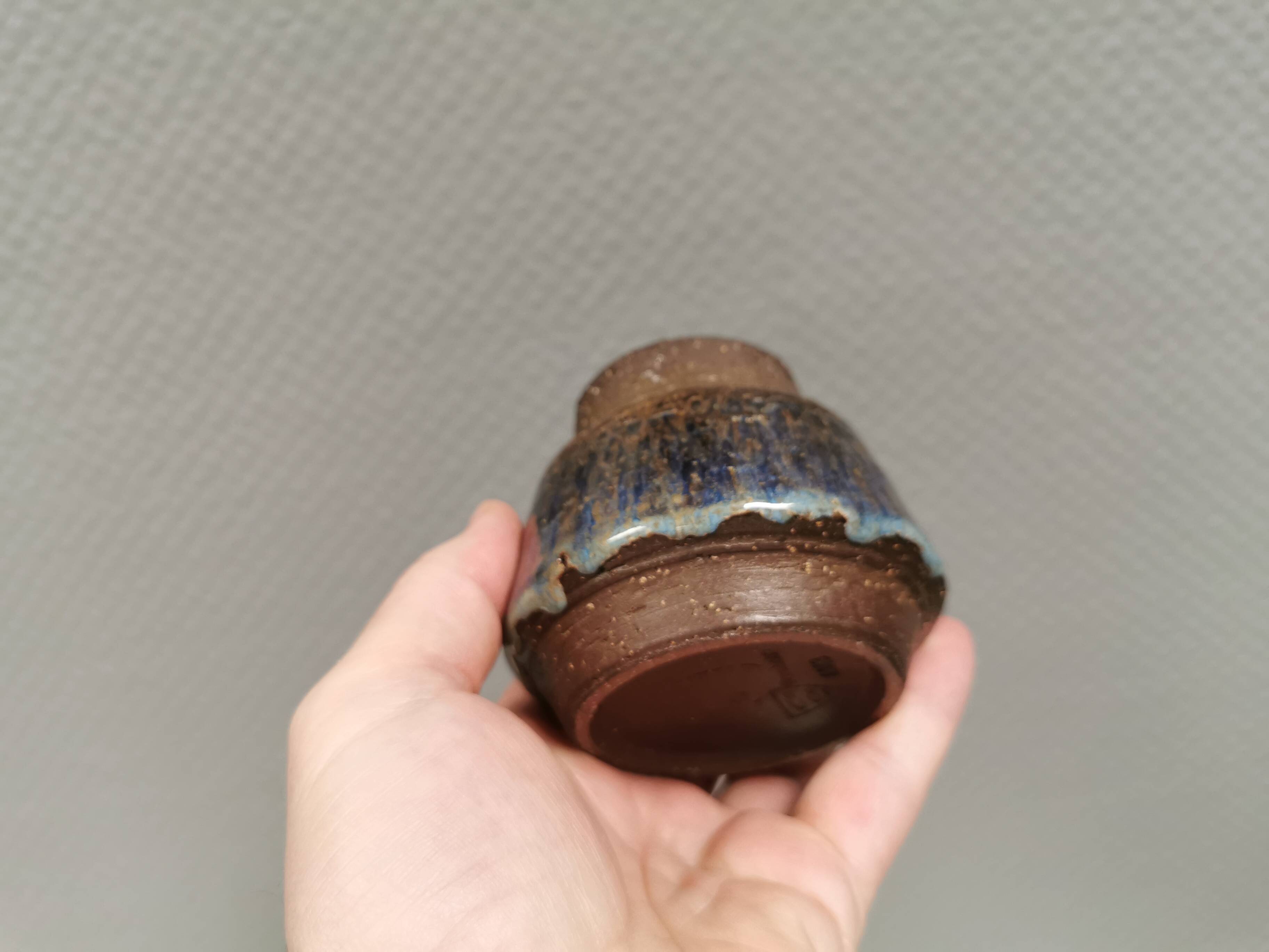 Small ceramic vase by Danish Michael Andersen 1970-80s