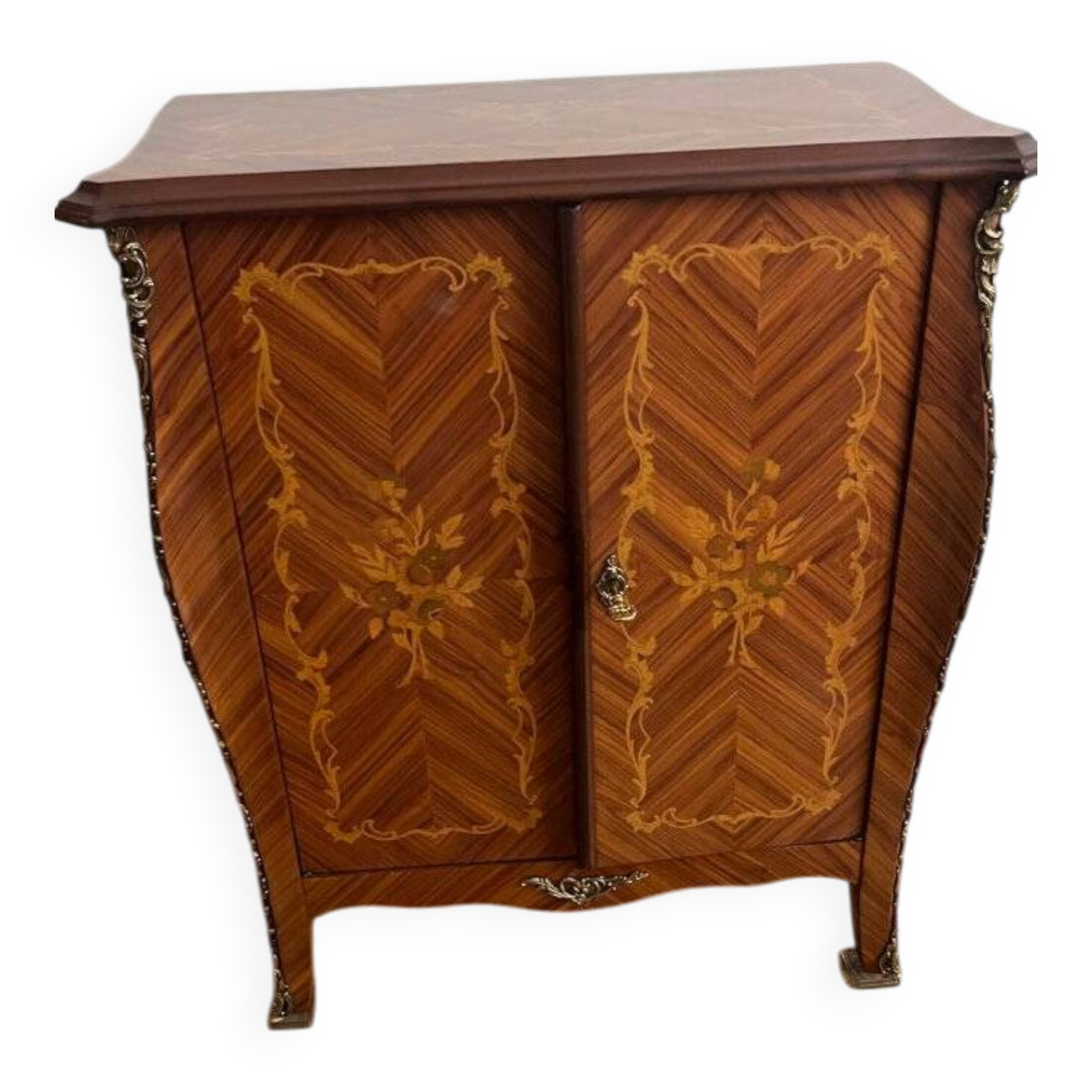 Vintage sideboard in rosewood marquetry