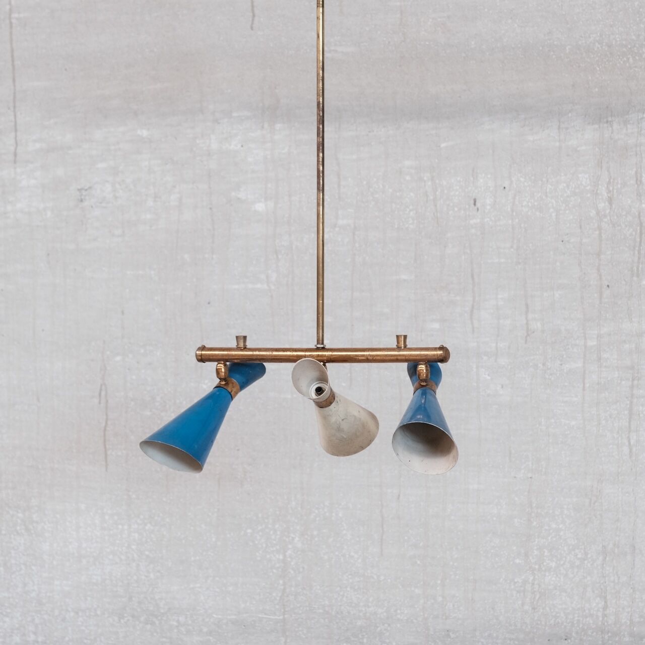 Brass Mid-Century Italian Chandelier Pendant