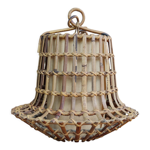 Suspension en rotin années 1960 — Beyit