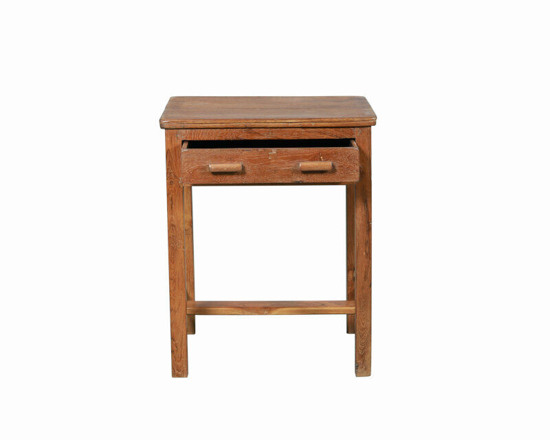 Console Bureau Table High Brown 1 Old Teck India Drawer