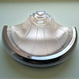 Applique murale en verre dépoli de style Art déco