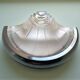 Art Deco style frosted glass wall sconce light
