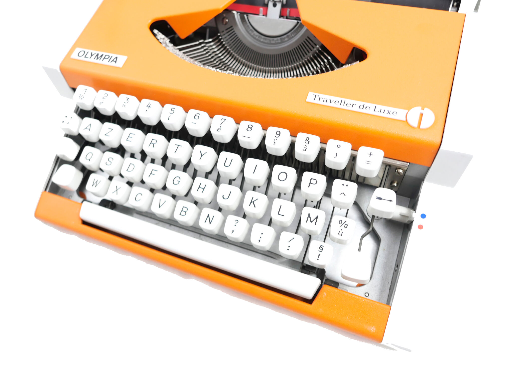 Machine to type Olympia Traveller Luxury Orange revised new ribbon