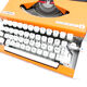 Machine to type Olympia Traveller Luxury Orange revised new ribbon