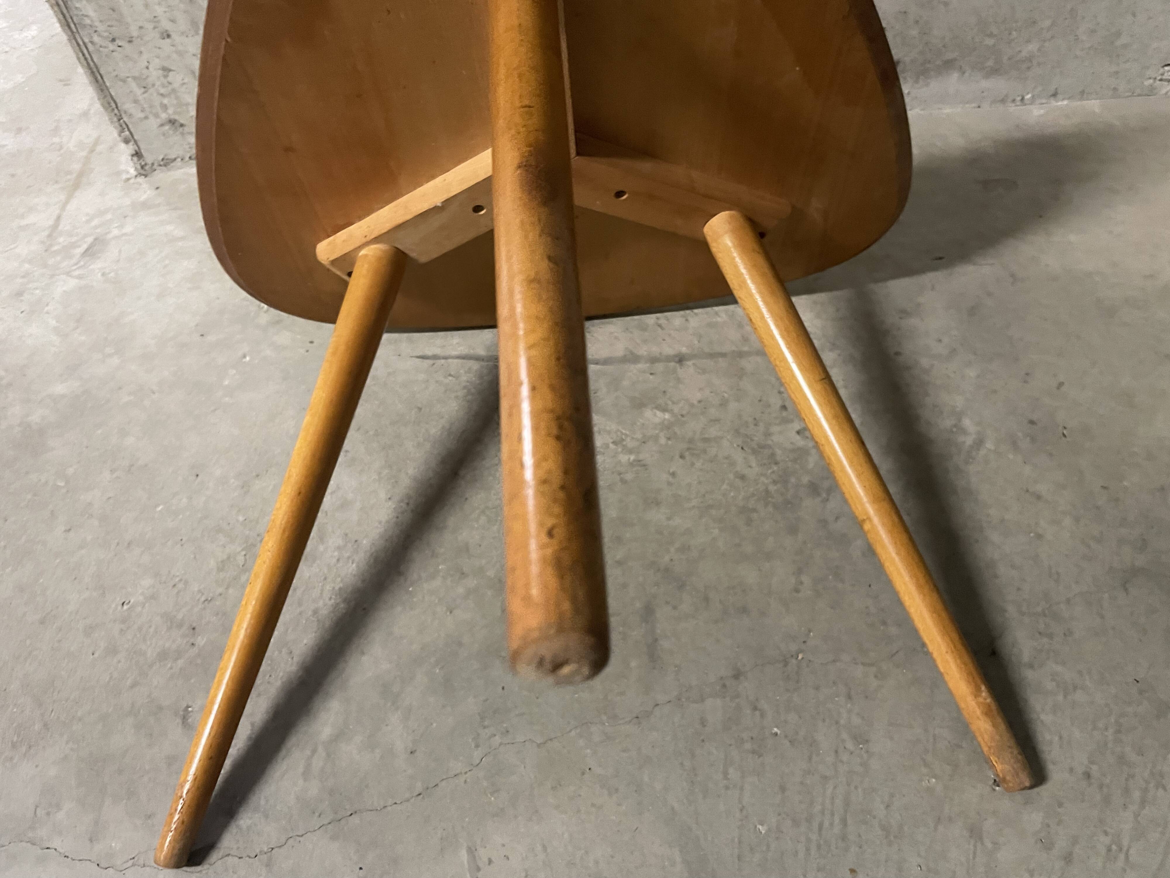 1960s tripod coffee table