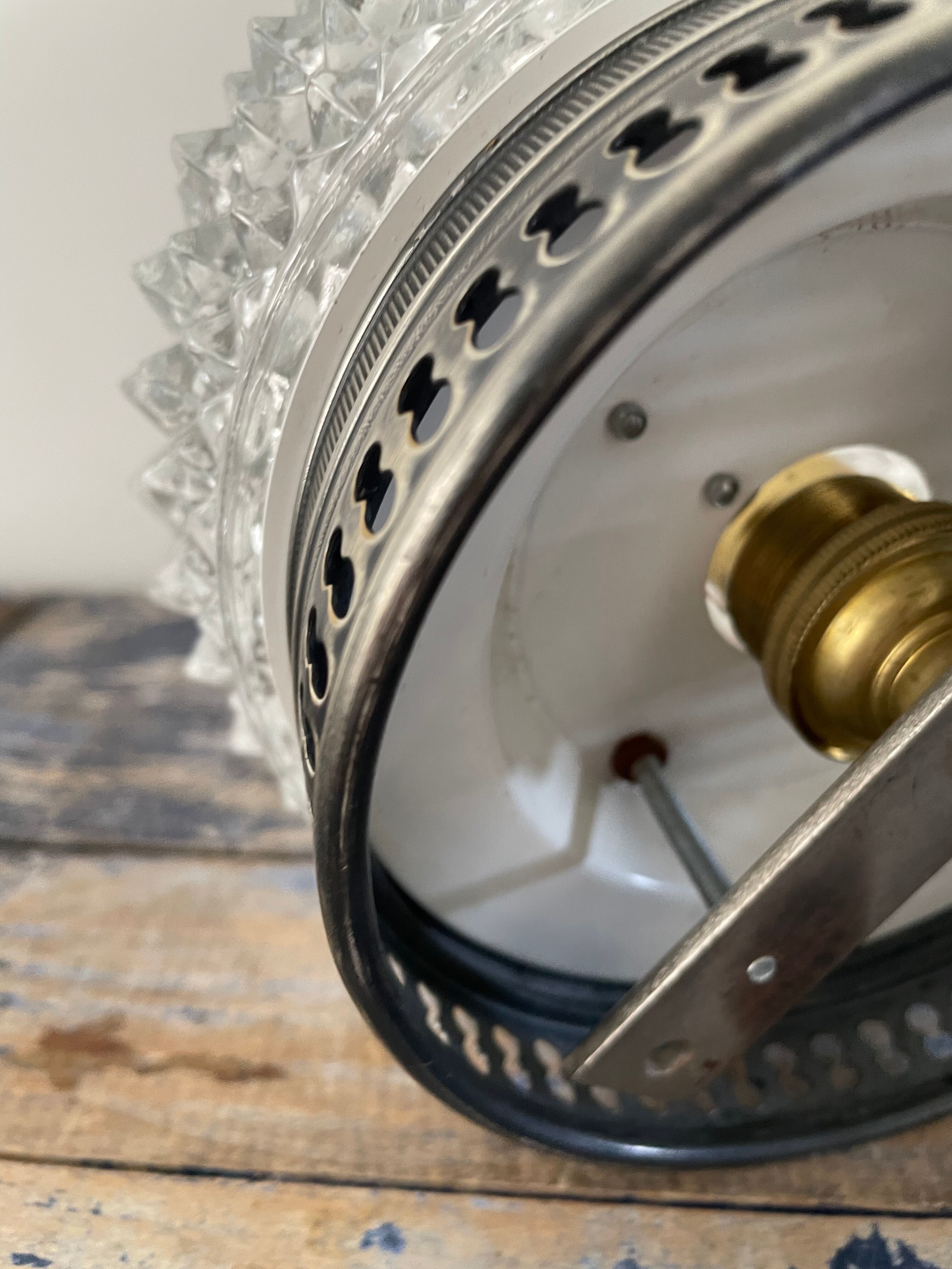 Ceiling lamp or wall lamp diamond tips