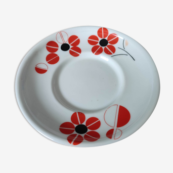 Sous tasse porcelaine des Tuileries vintage