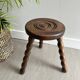 Wooden tripod stool