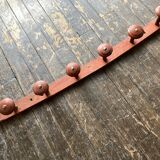Original patina wooden farmhouse coat hook 86cm