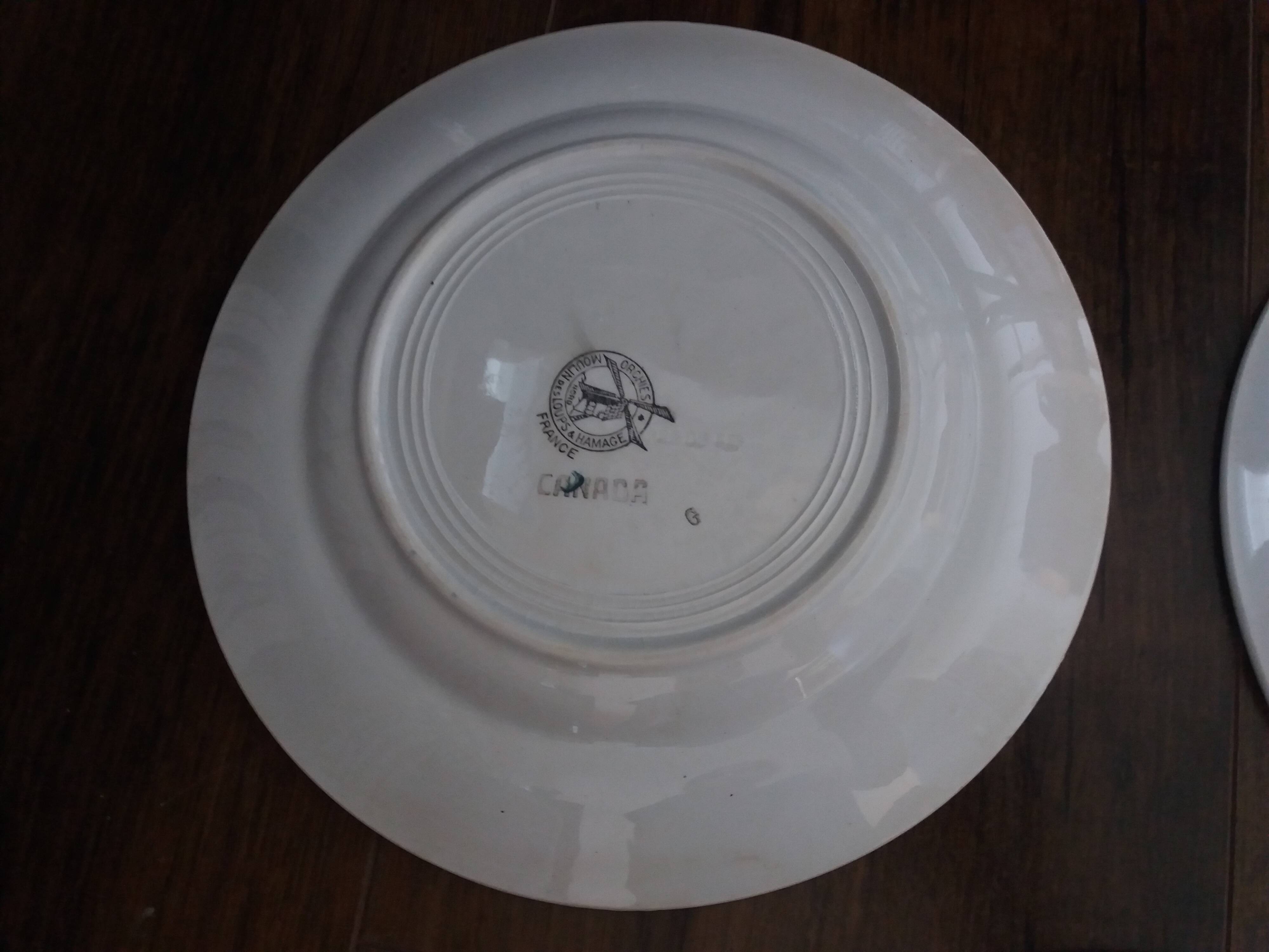 Flat plates Moulin des Loups and Hamage, Orchies, Canada, iron land