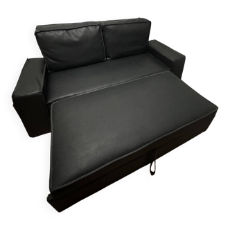 James grey 3-seater convertible sofa – very good condition