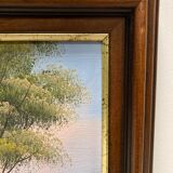 Landscape at the mill painting