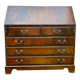 Secretary, chest of drawers, desk, scribe in solid mahogany