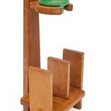 Magazine rack ashtray holder by Guillerme et Chambron