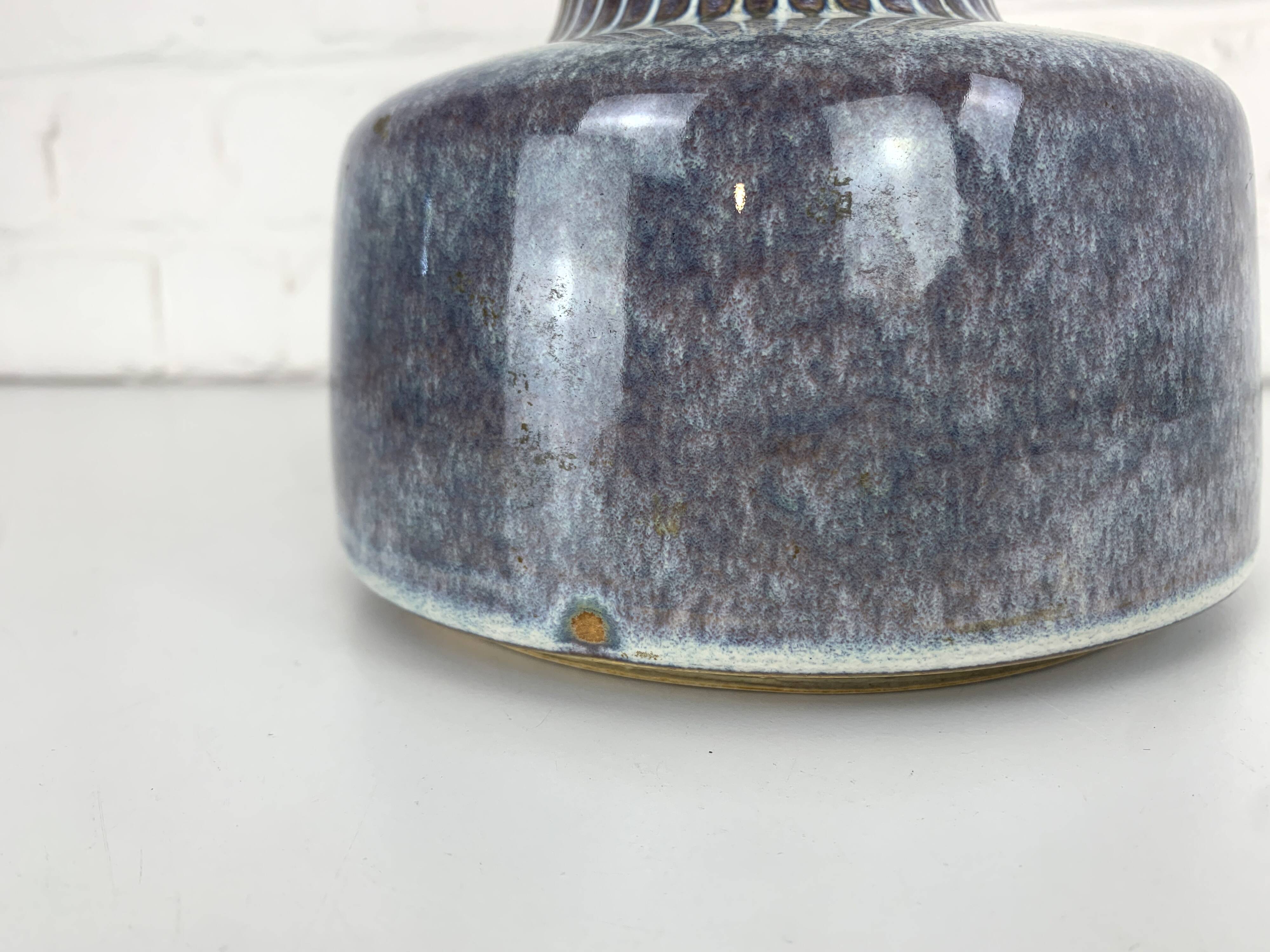 Scandinavian table lamp in ceramic Søholm Stentøj Denmark