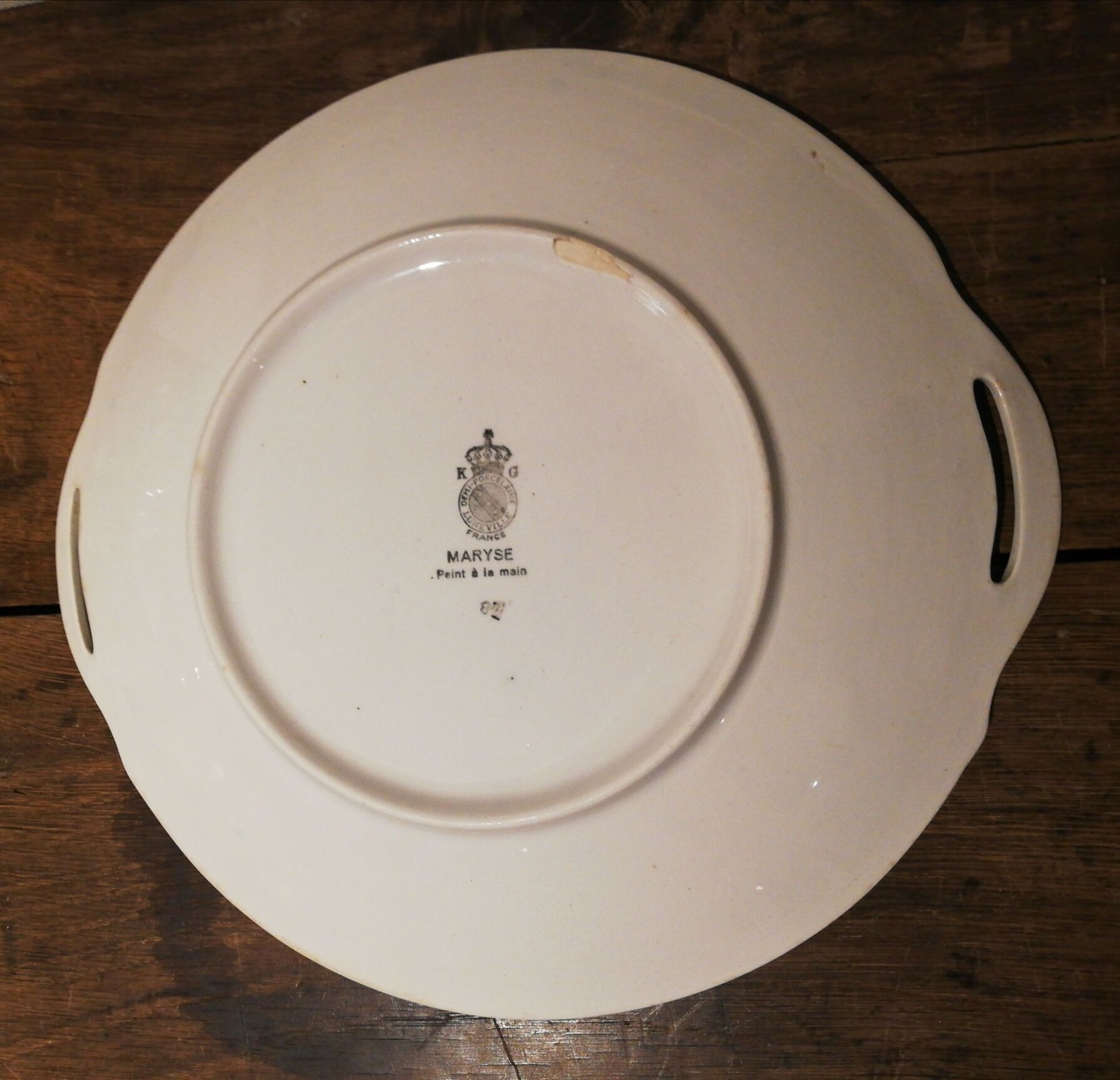 Lunéville handle dish