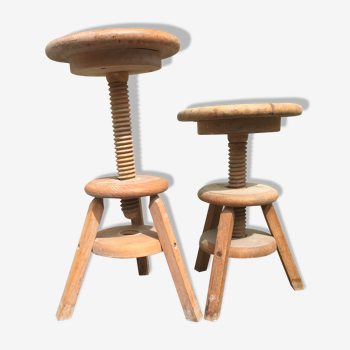 Pair of stools a screw