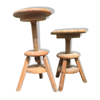 Pair of stools a screw