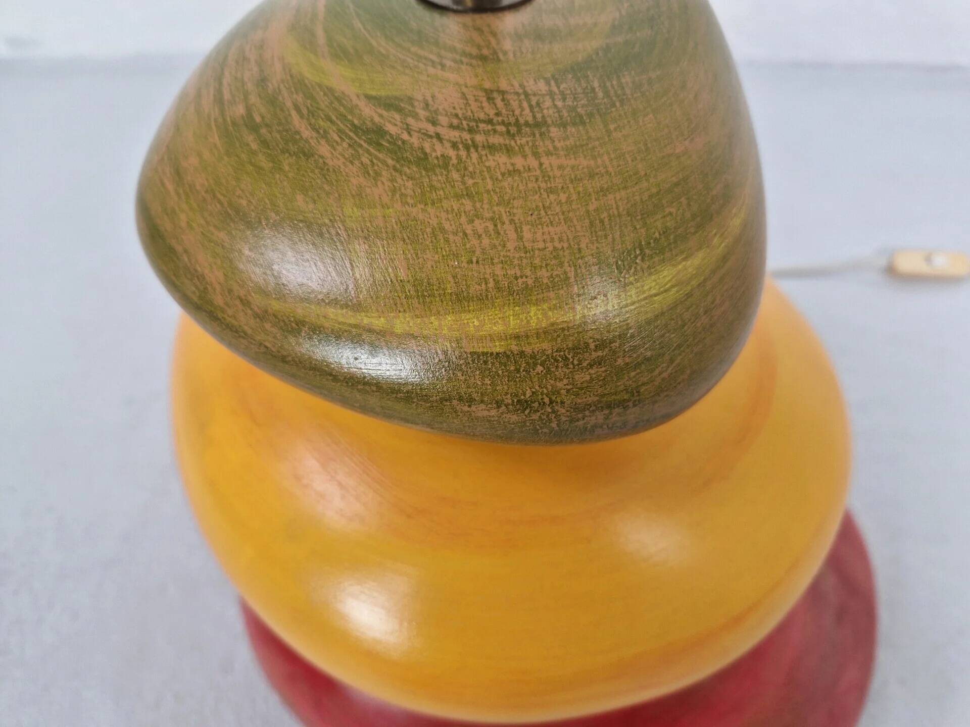 François Chatain pebble lamp, France 1980s