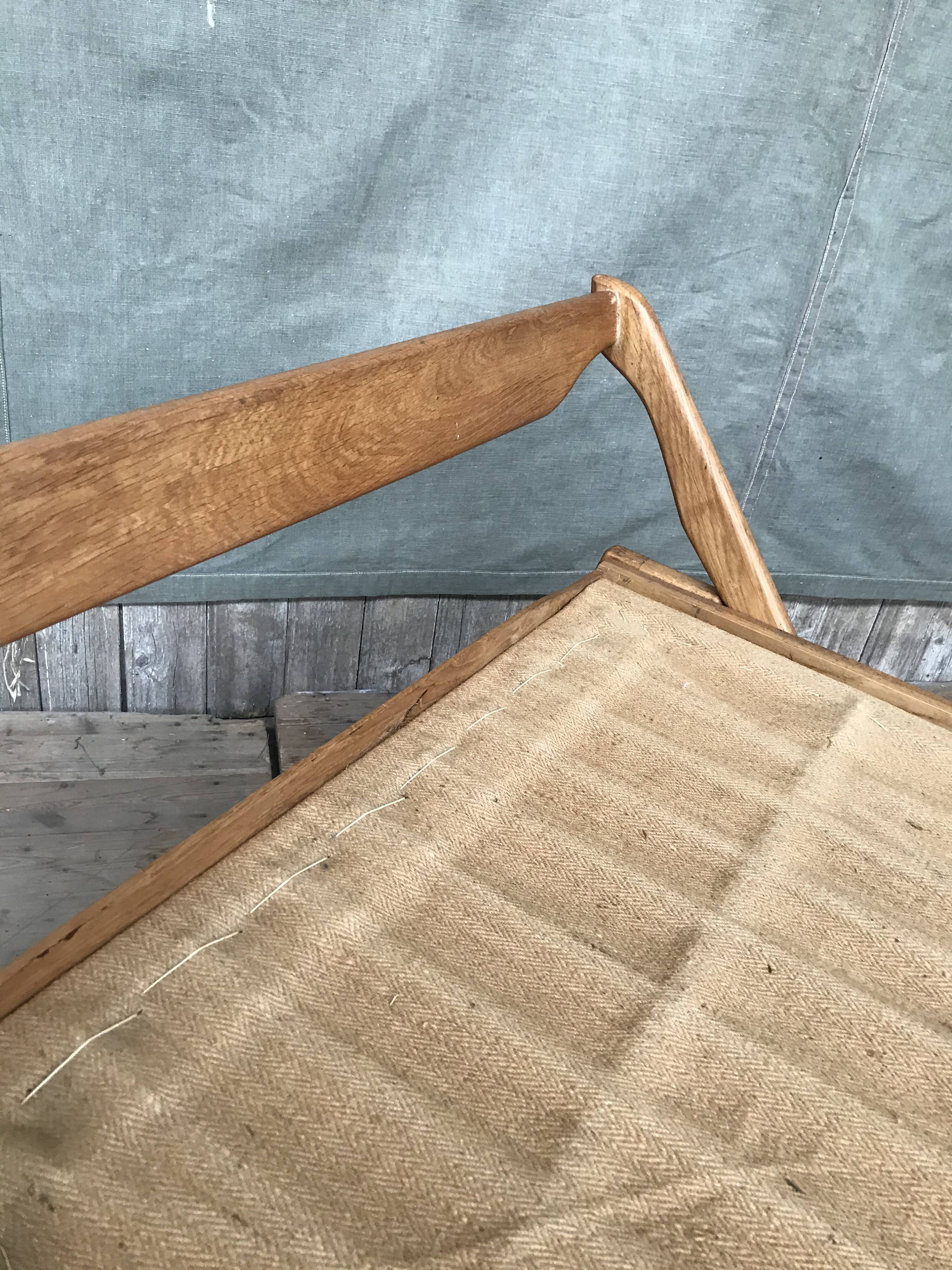 Bed folding a person