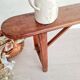 Old wooden farm bench
