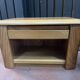 Pair of solid elm bedside tables from the 1970s.