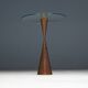 Conical Copper Side Table, France, 1970s