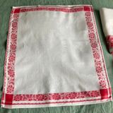 Large tablecloth in vintage damask