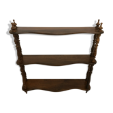 Étagère ancienne en bois à poser