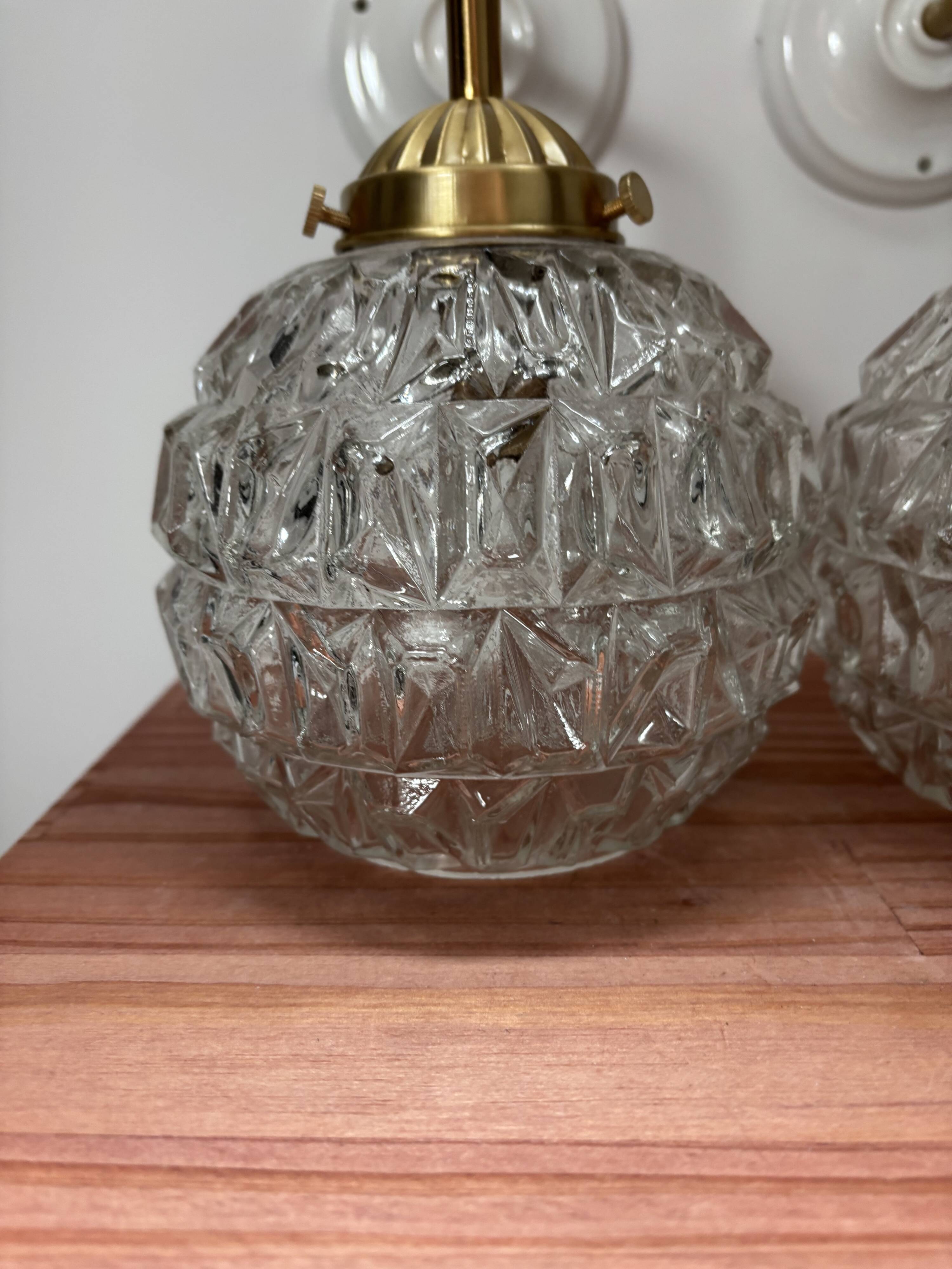 Pair of vintage wall sconces