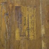 Armoire de mariée peinte à l'art populaire