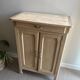 Antique Parisian buffet/jam cupboard in patinated wood