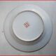 Canton China porcelain plate with roosters decor