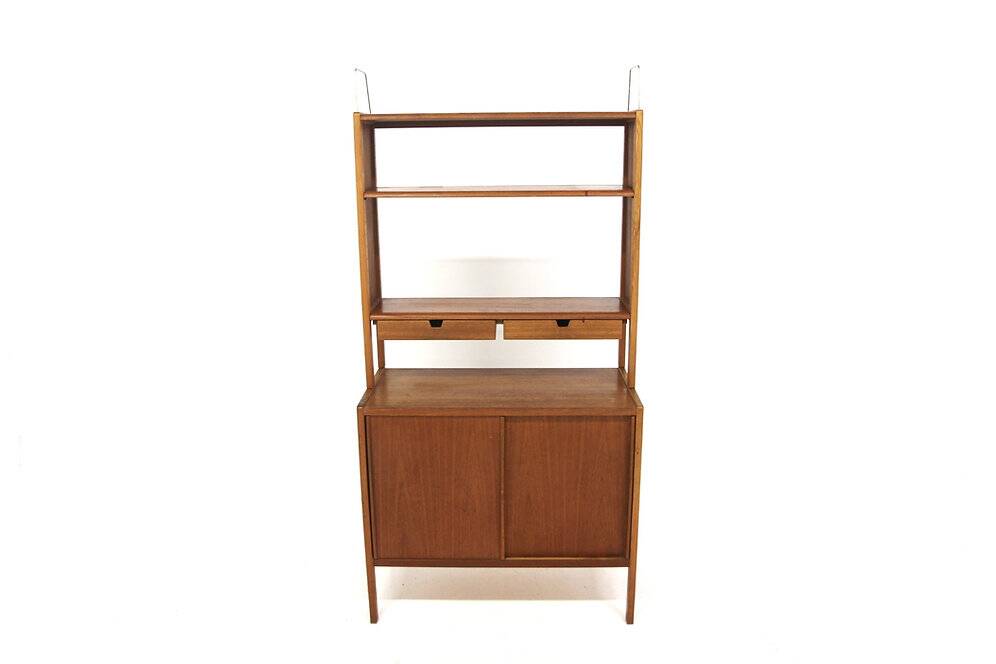 Scandinavian teak bookcase, Bertil Fridhagen, Bodafors, Sweden, 1960
