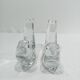 Pair of crystal candlesticks