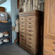 Old oak notary cabinet (renovated)