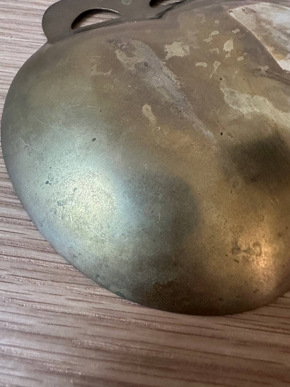 Enamelled brass pocket tray