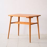 Decorative birch coffee table with magazine rack