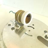 Vintage molded glass wall light
