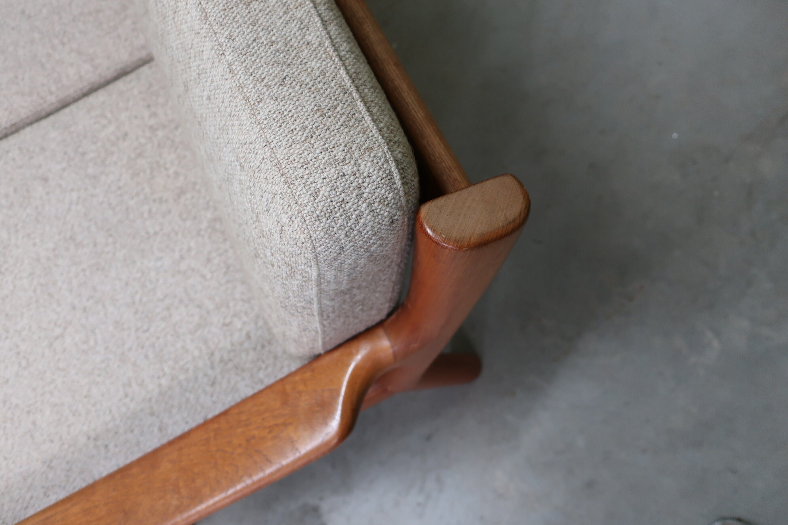 Scandinavian teak sofa from the 60s