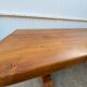 Farm table monastery meal meals in solid oak 1950 225x86x74cm