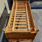 Vintage Rattan Basket – The Bohemian Cocoon for Baby (A